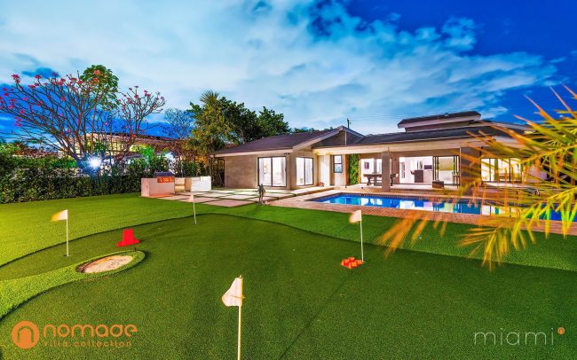Villa Astro luxury vacation rental in Miami by Nomade Villa Collection