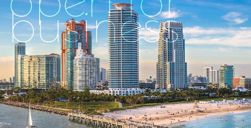 Miami Beach is open for business - Book your Miami Villa Rental Today with Nomade Villa Collection