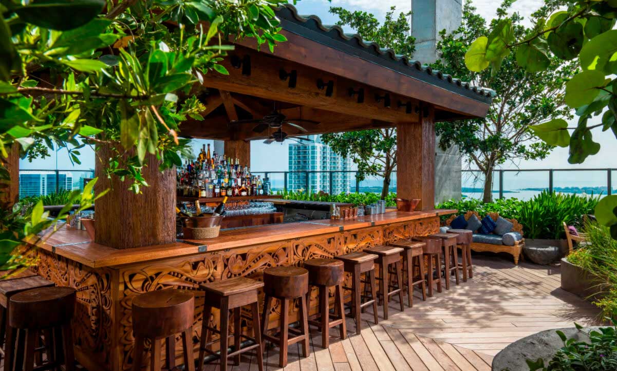 Sugar Miami Rooftop bar at East in Brickell City Centre